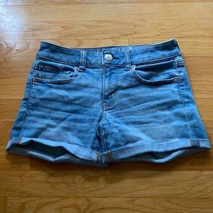 American Eagle Midi Jean Shorts
